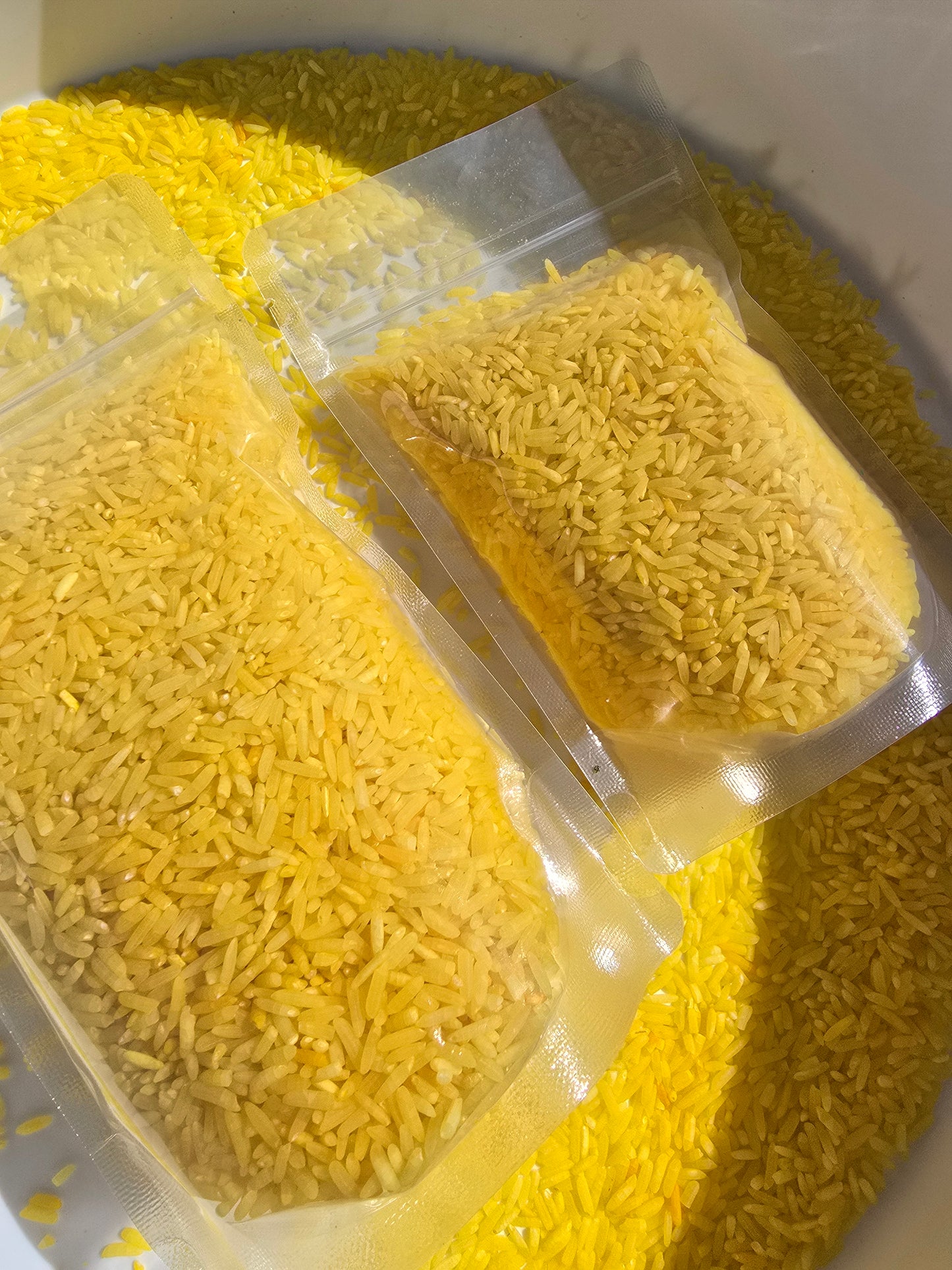 Sensory Rice - Yellow