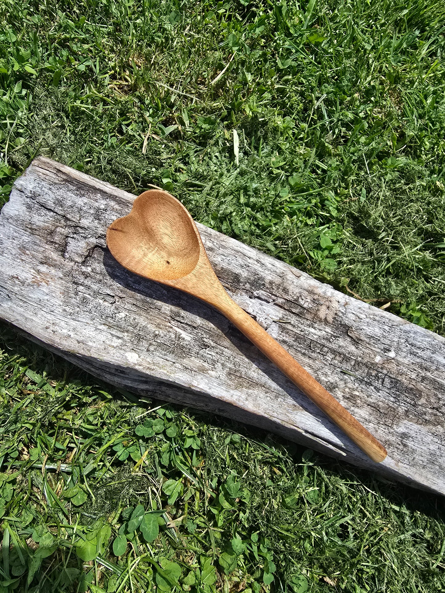 Wooden Heart Potion Spoon