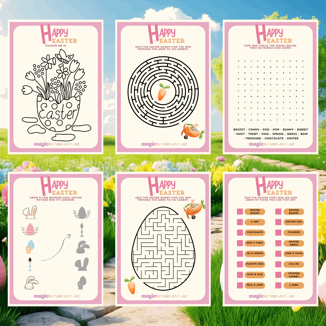 Easter Activity Booklet, Free Printable