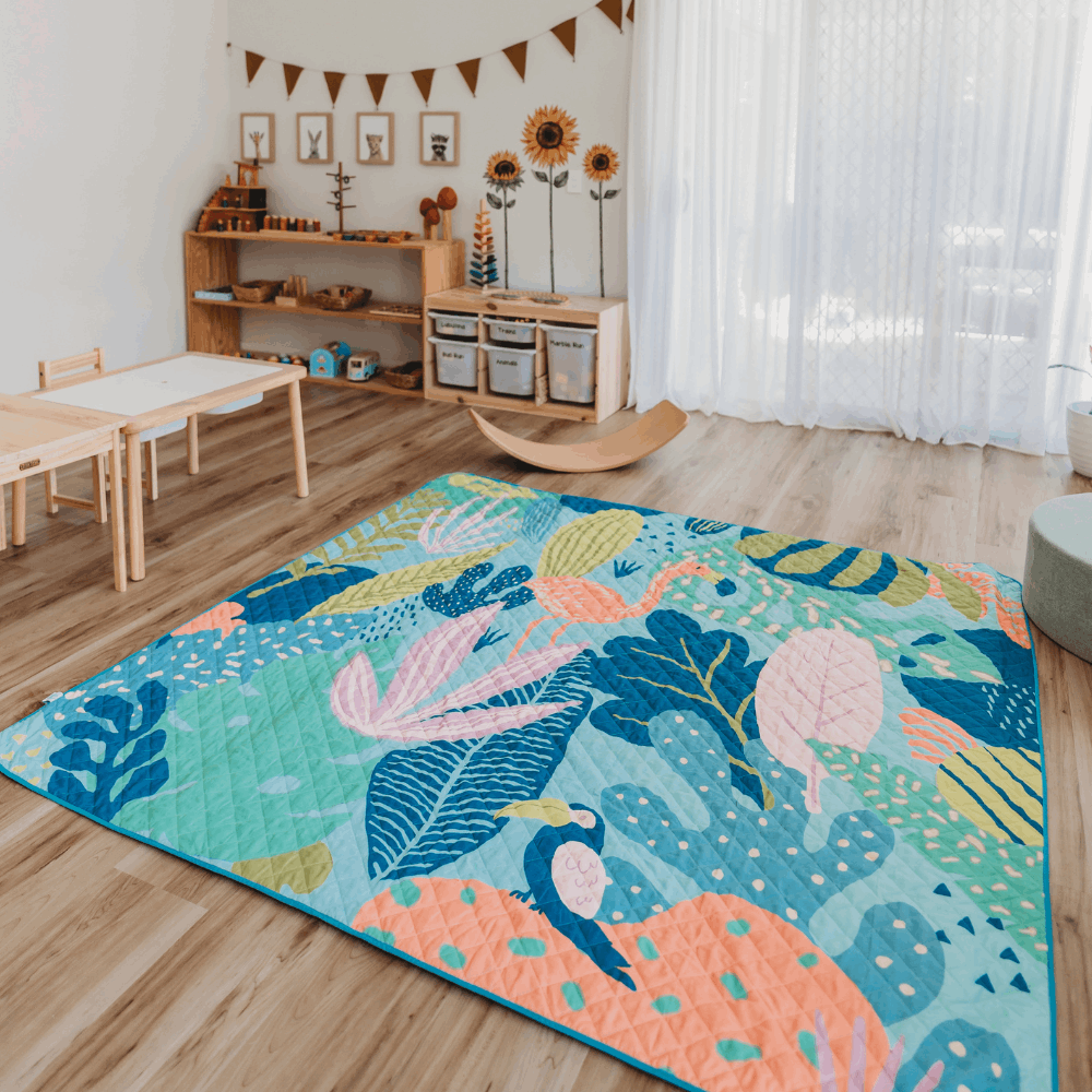 Flamingo-A-Go-Go Playmat