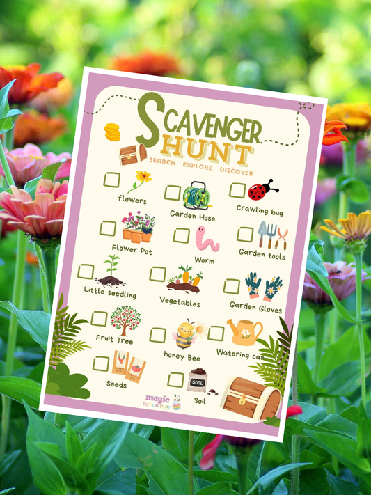 FREE Kids Garden Scavenger Hunt - eDownload