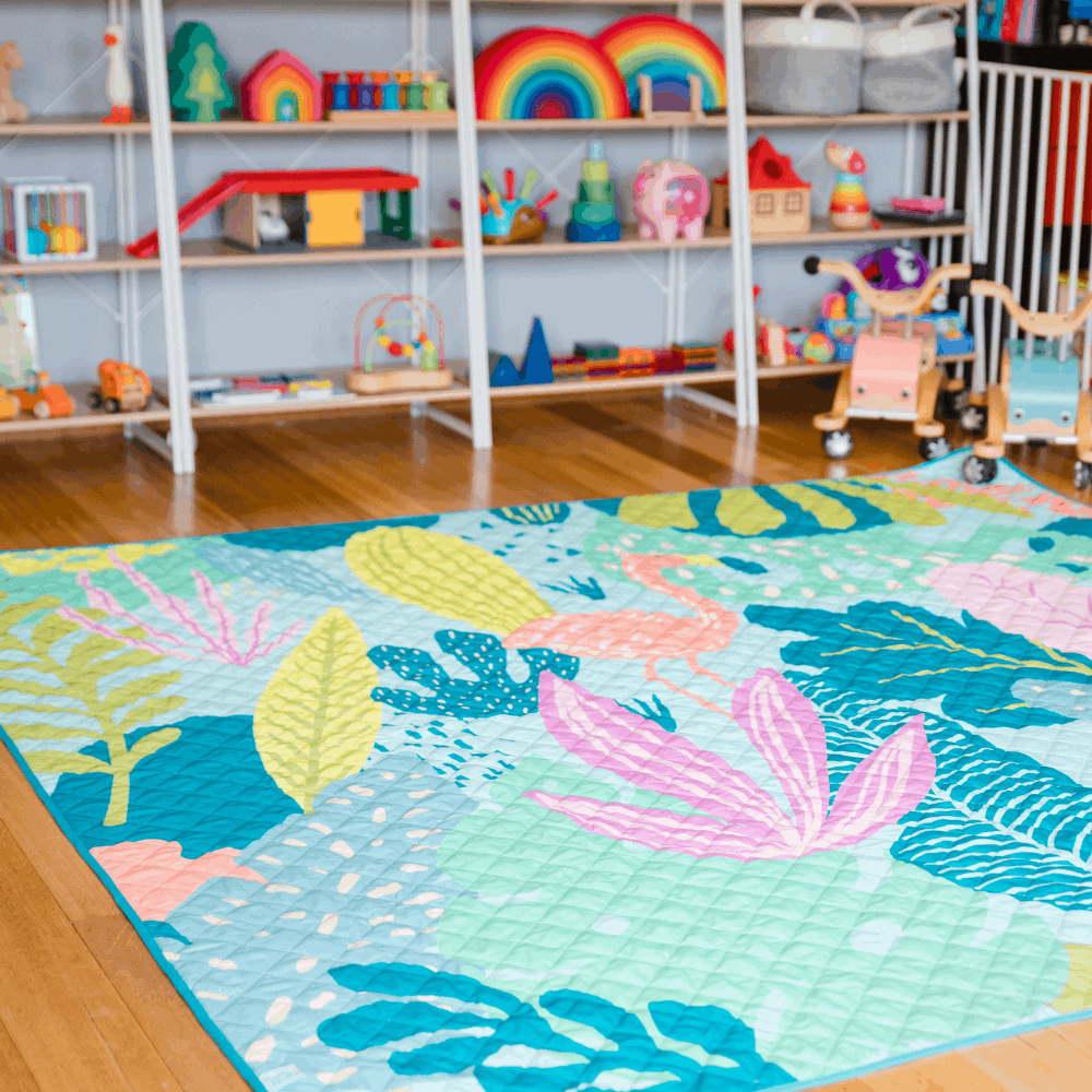 Flamingo-A-Go-Go Playmat
