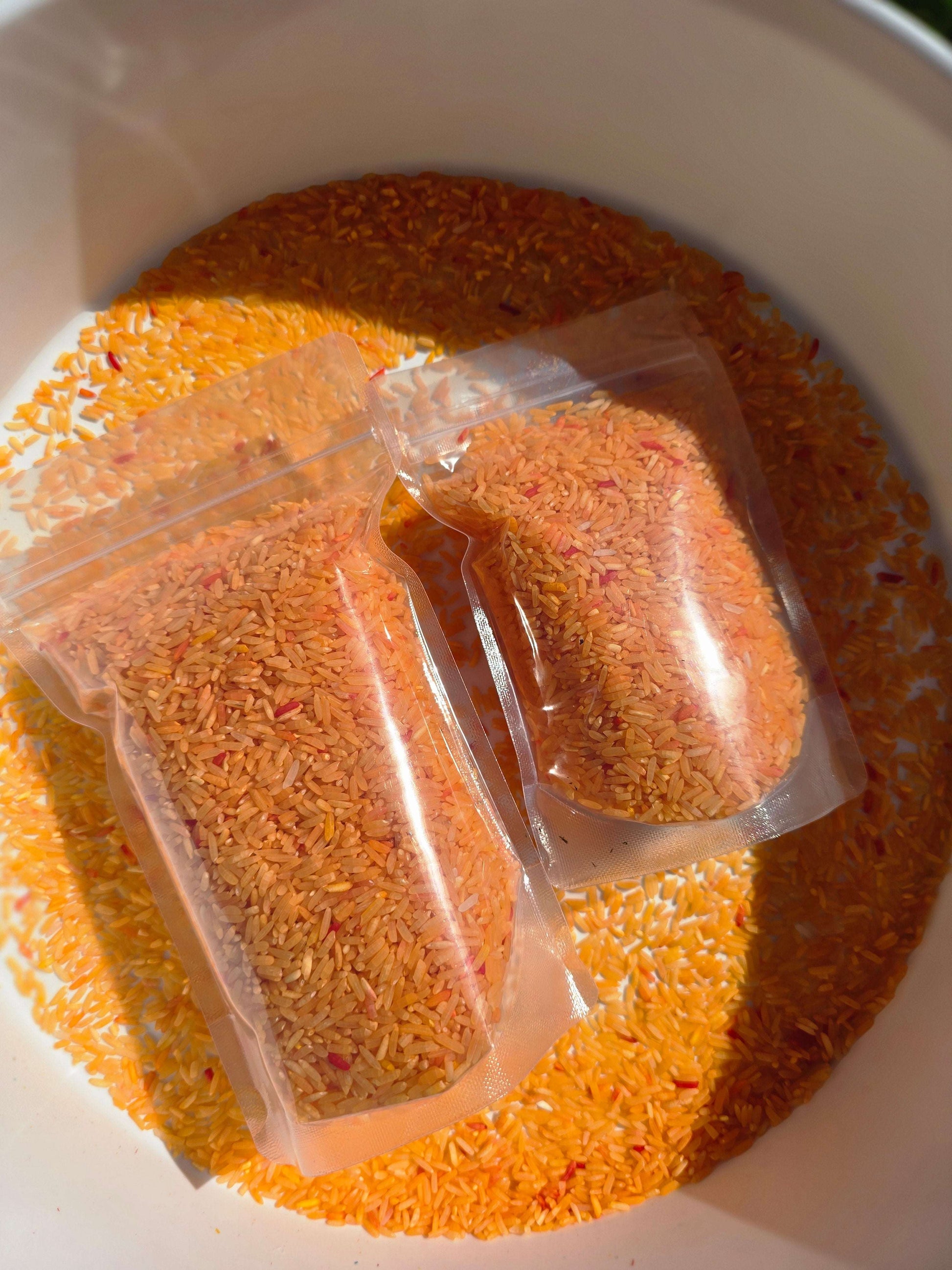 Sensory Rice - Orange
