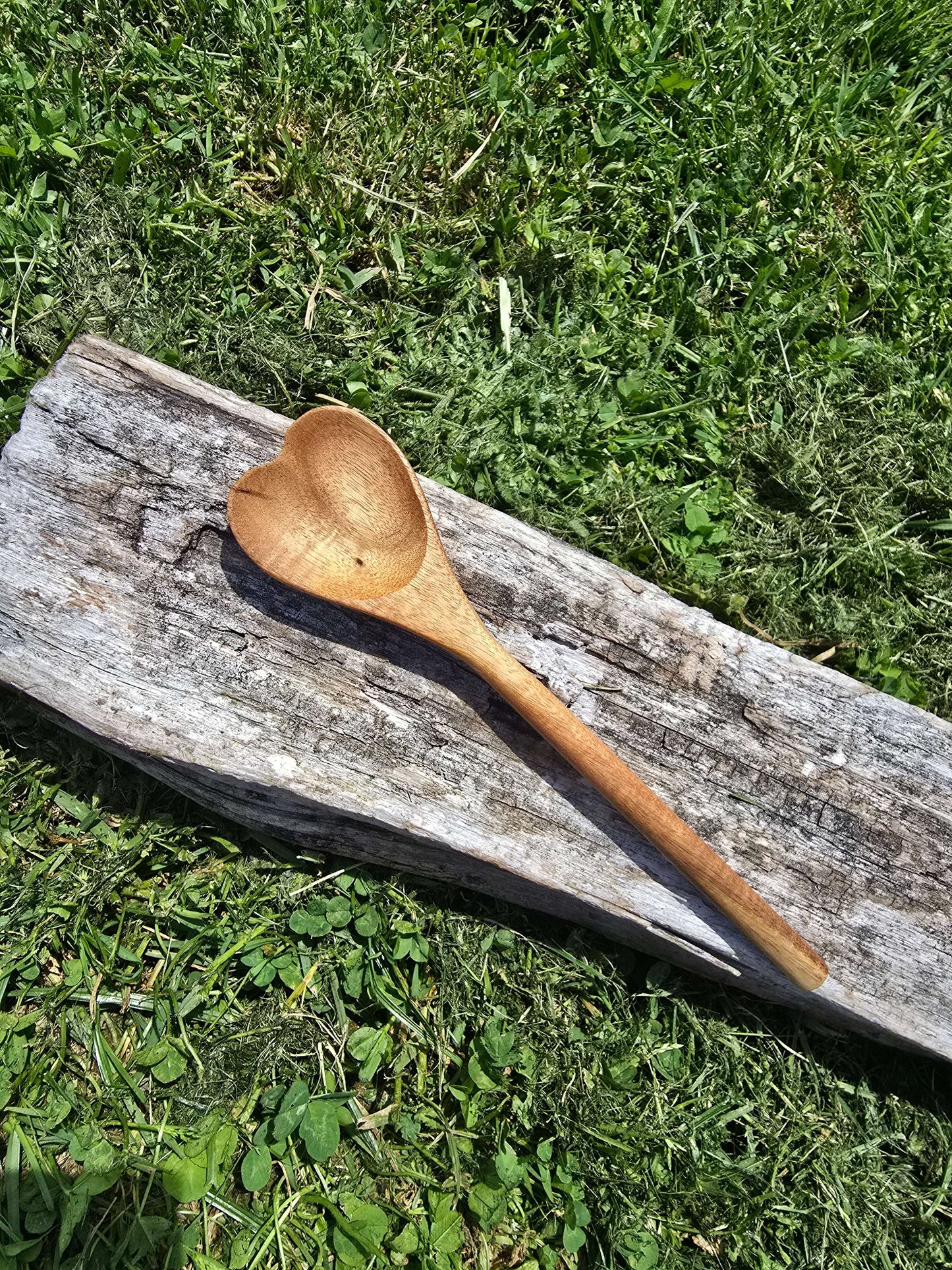 Wooden Heart Potion Spoon