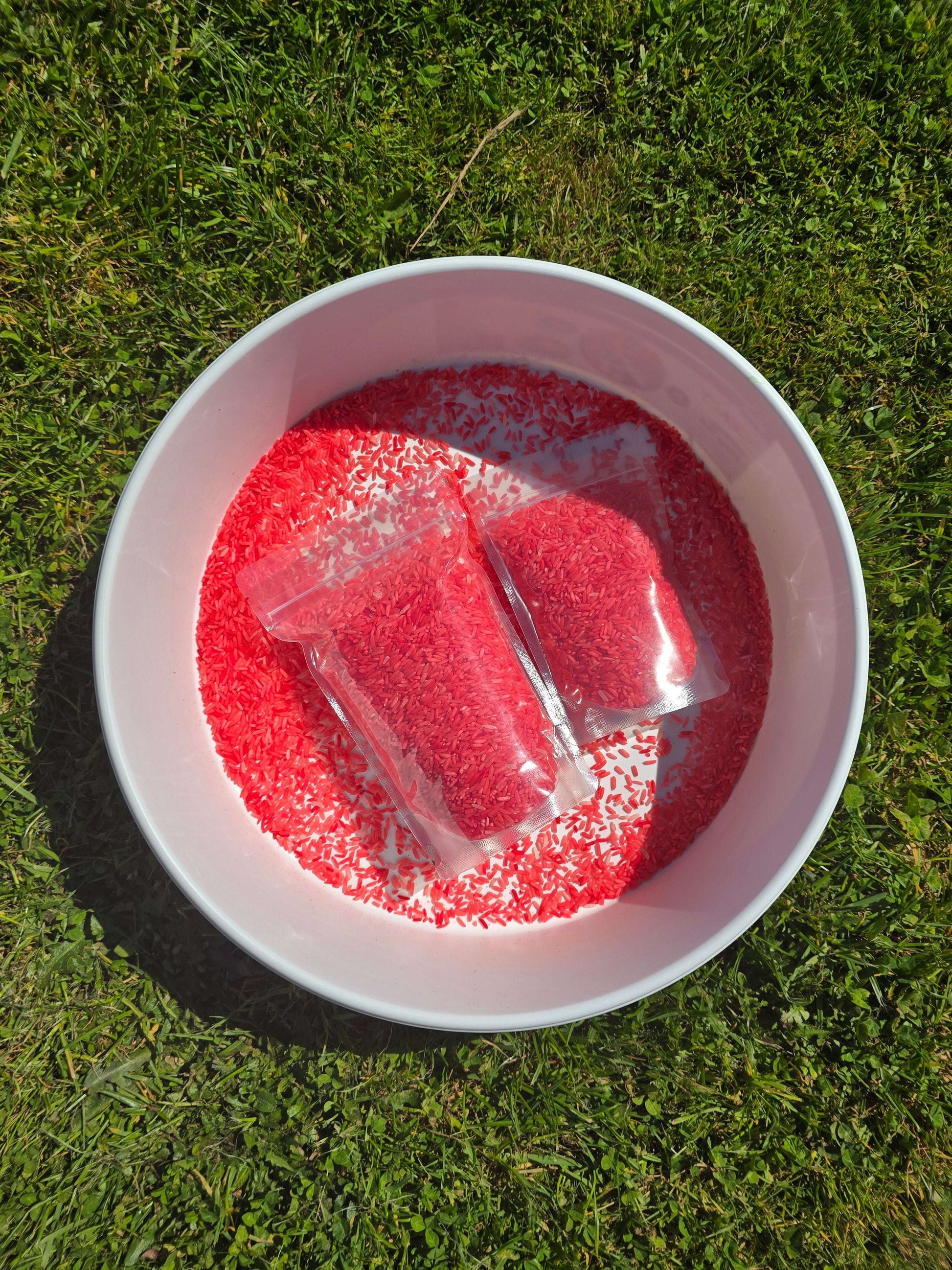 Sensory Rice - Red