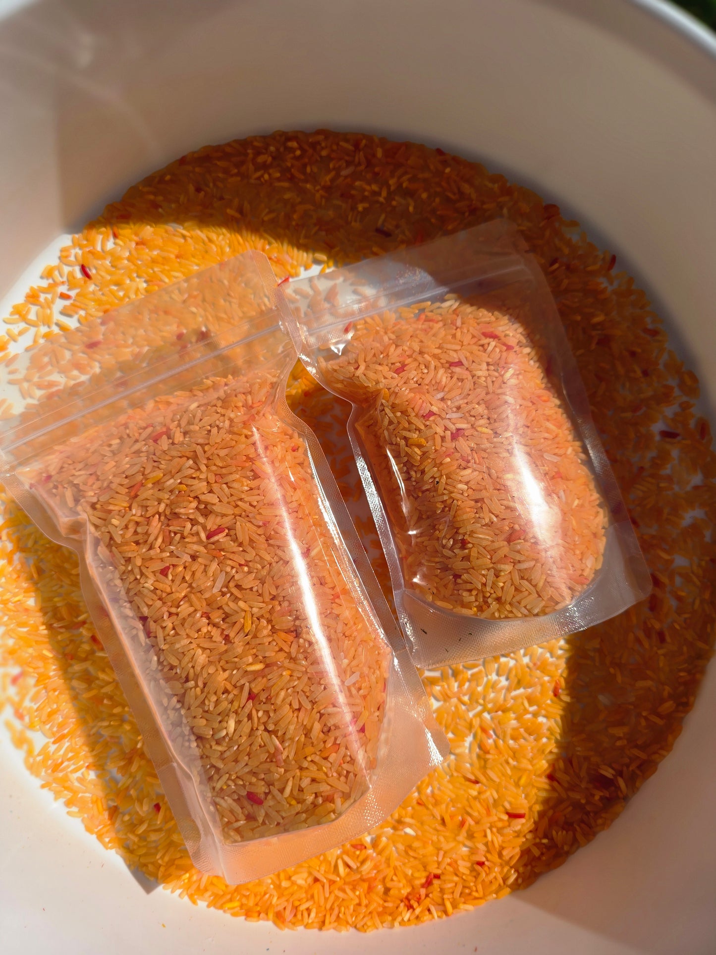 Sensory Rice - Orange