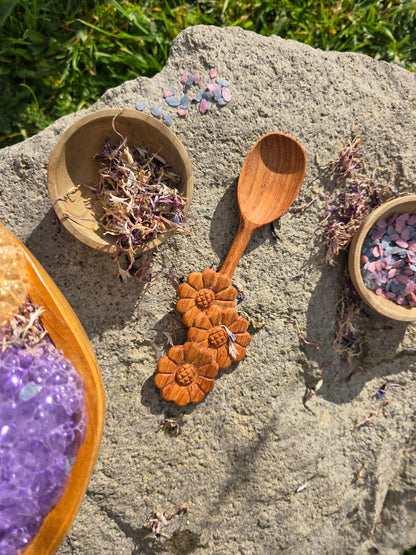Wooden Daisy Spoon