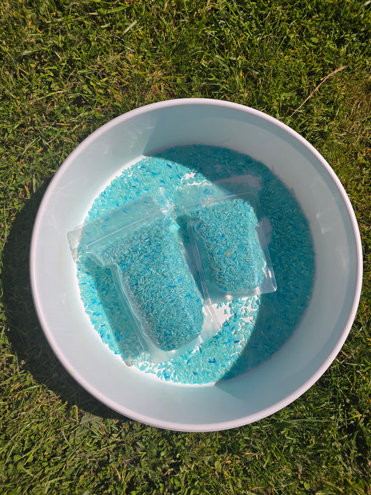 Sensory Rice - Blue