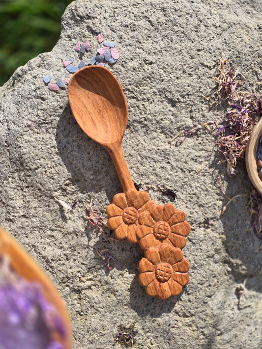 Wooden Daisy Spoon