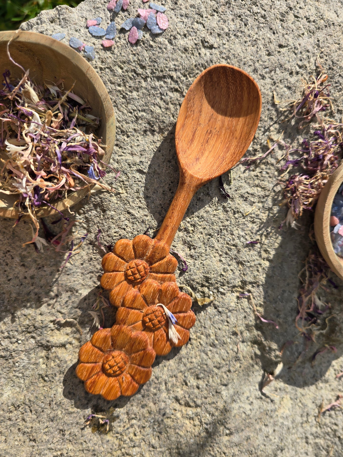 Wooden Daisy Spoon